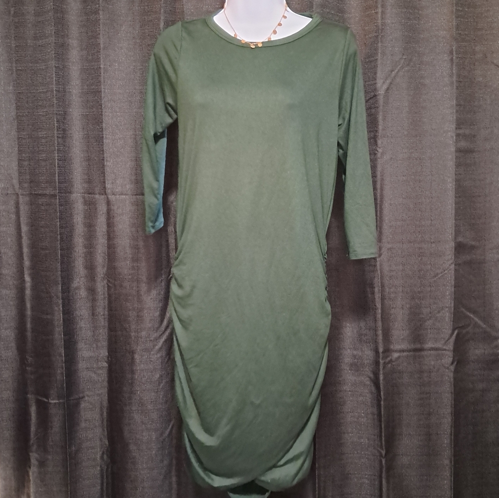 Elegant Froset Green Women's Dress